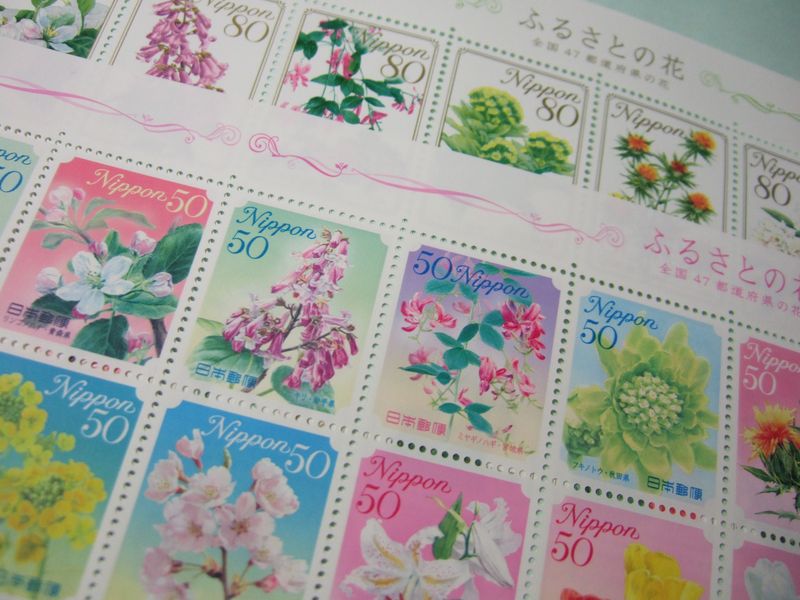 Flower stamps