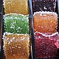 凝縮。 Pates de fruits Assortiment