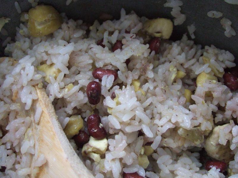 Chestnut rice