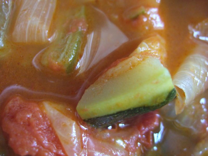 Cold vegetable soup