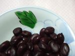 Purple broad beans