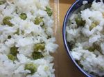 Green pea rice
