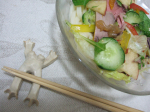 Cold udon salad