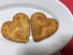 Heart rice crackers