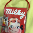 手提げミルキー！　Milky --- retro candy box-bag