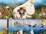 Moomin summer post cards & stamps
