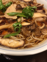 Soba noodle with mushroom