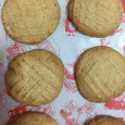 ピーナツバタークッキー。 Peanut butter cookies